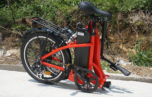 City Electric Folding Bike for Women - 20 inch - WiseUV.com