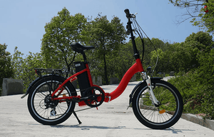 City Electric Folding Bike for Women - 20 inch - WiseUV.com